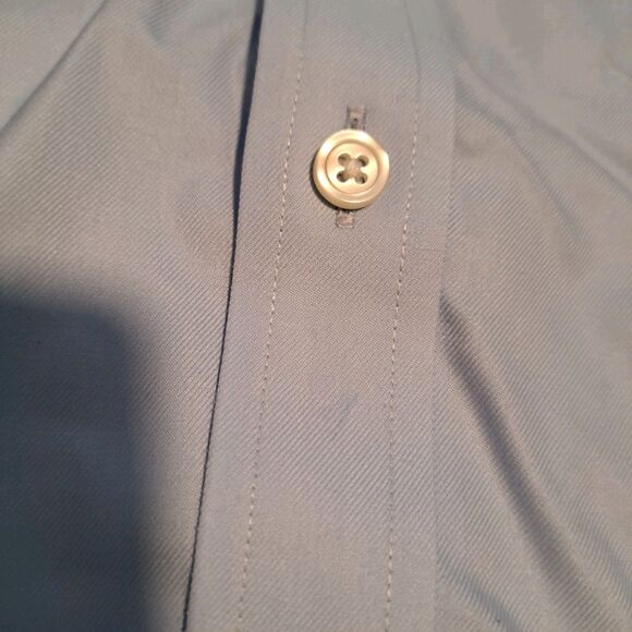 Charles Tyrwhitt Dress Shirt Non Iron Classic Fit Blue Men's 17/36 - Picture 11 of 11